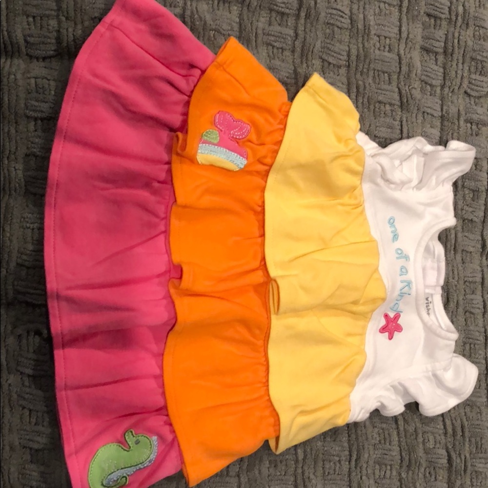Wishes & Kisses girls dress 6-9 months